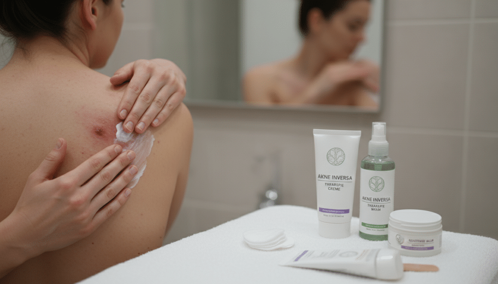 Akne inversa Pflege Akne inversa Pflege