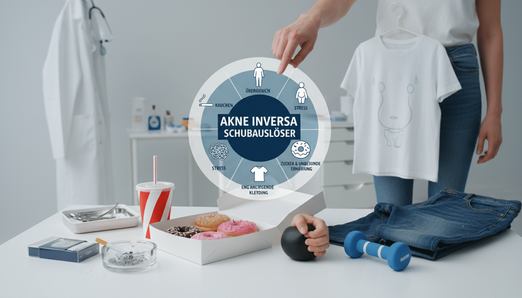 Akne inversa Schubauslöser Akne inversa Schubauslöser