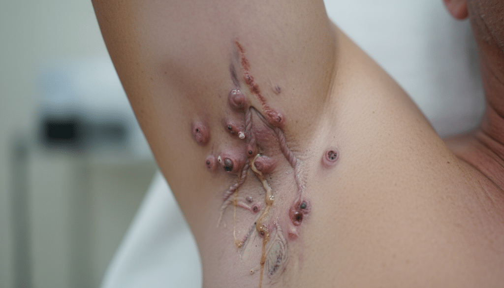 Akne inversa Symptome Akne inversa Symptome