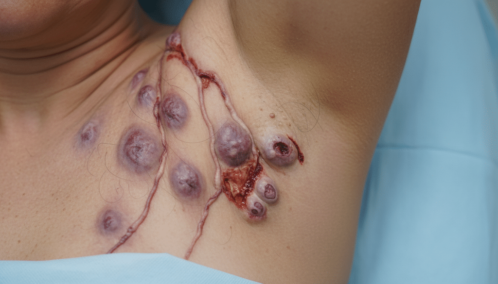 Akne inversa Symptome Akne inversa Symptome