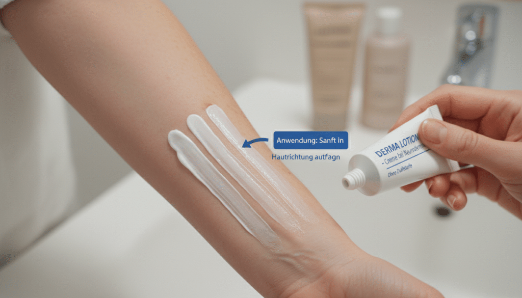 Creme richtig auftragen Neurodermitis Creme richtig auftragen Neurodermitis