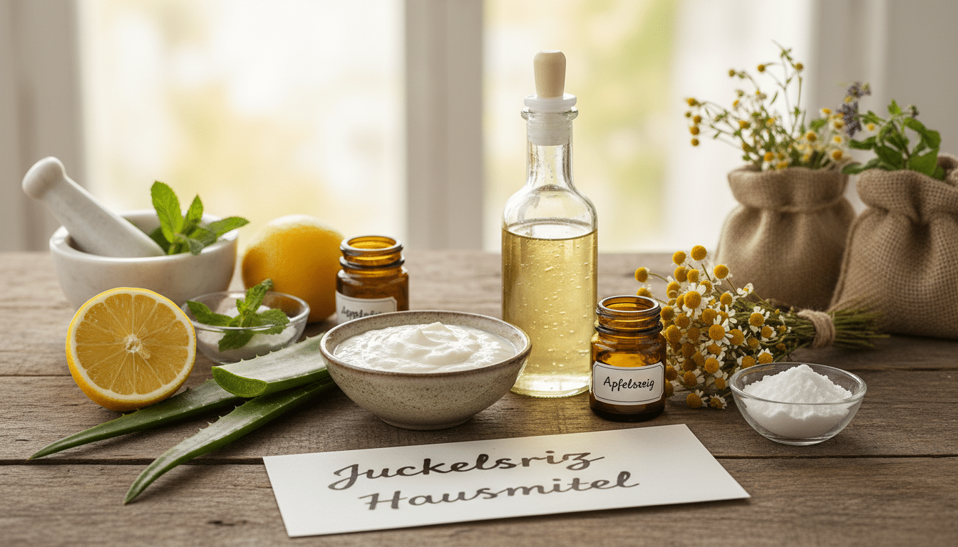 Hausmittel, die gegen Juckreiz helfen