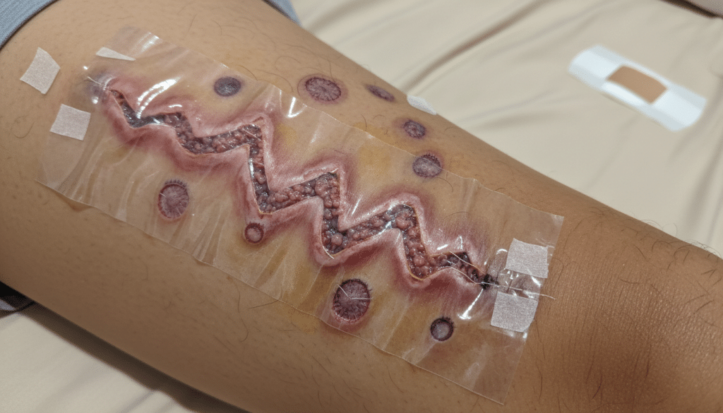 Heilungsphase nach Akne inversa OP Heilungsphase nach Akne inversa OP