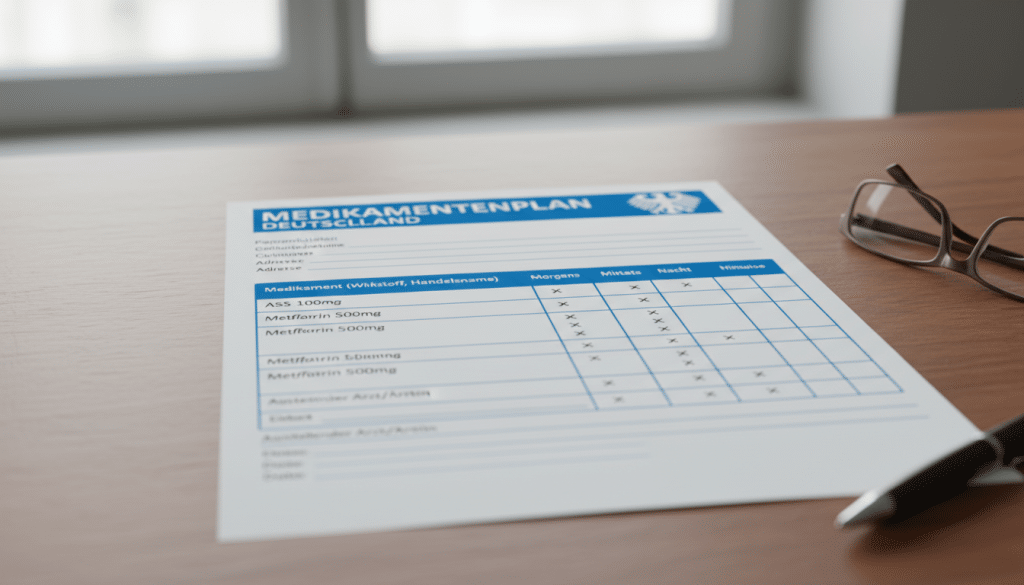 Medikamentenplan Deutschland Medikamentenplan Deutschland