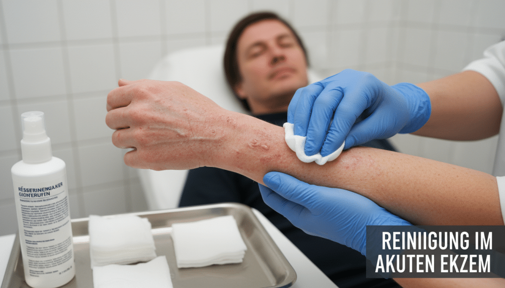 Reinigung im akuten Ekzem Reinigung im akuten Ekzem