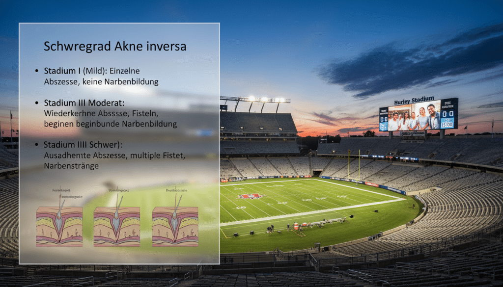 Schweregrad Akne inversa und Hurley Stadium Schweregrad Akne inversa und Hurley Stadium
