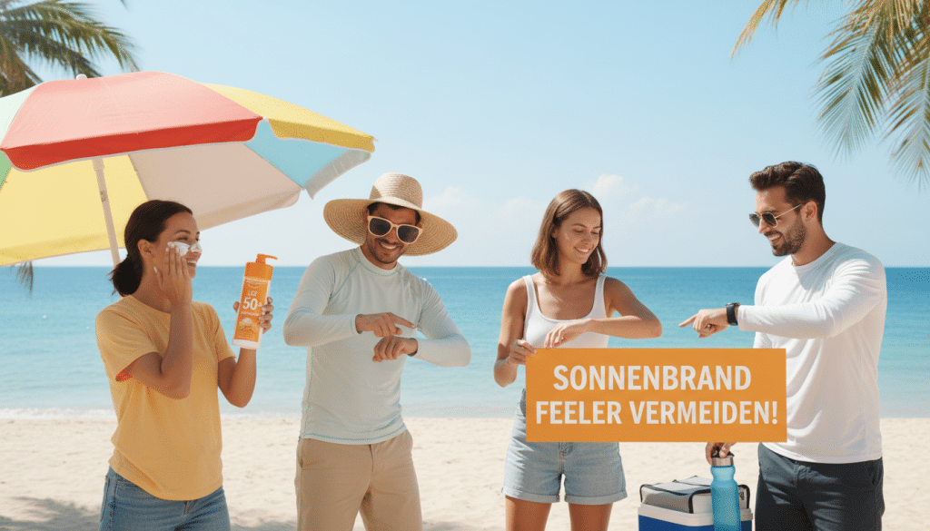 Sonnenbrand Fehler vermeiden Sonnenbrand Fehler vermeiden