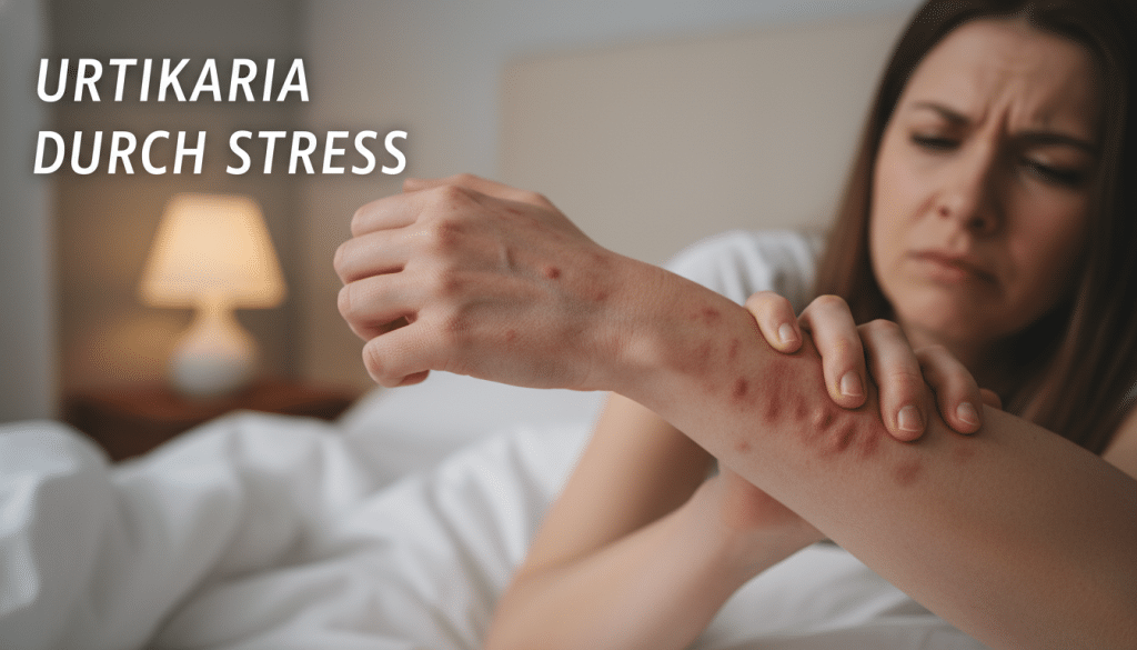 Urtikaria durch Stress Urtikaria durch Stress