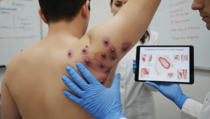 Wie wird Akne inversa diagnostiziert?