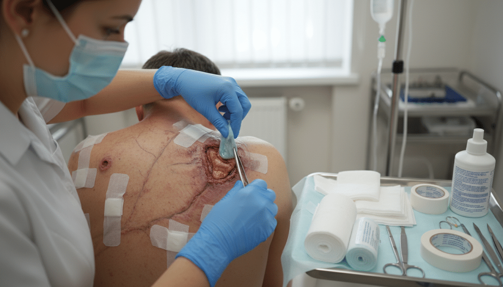 Wundversorgung Akne inversa Wundversorgung Akne inversa