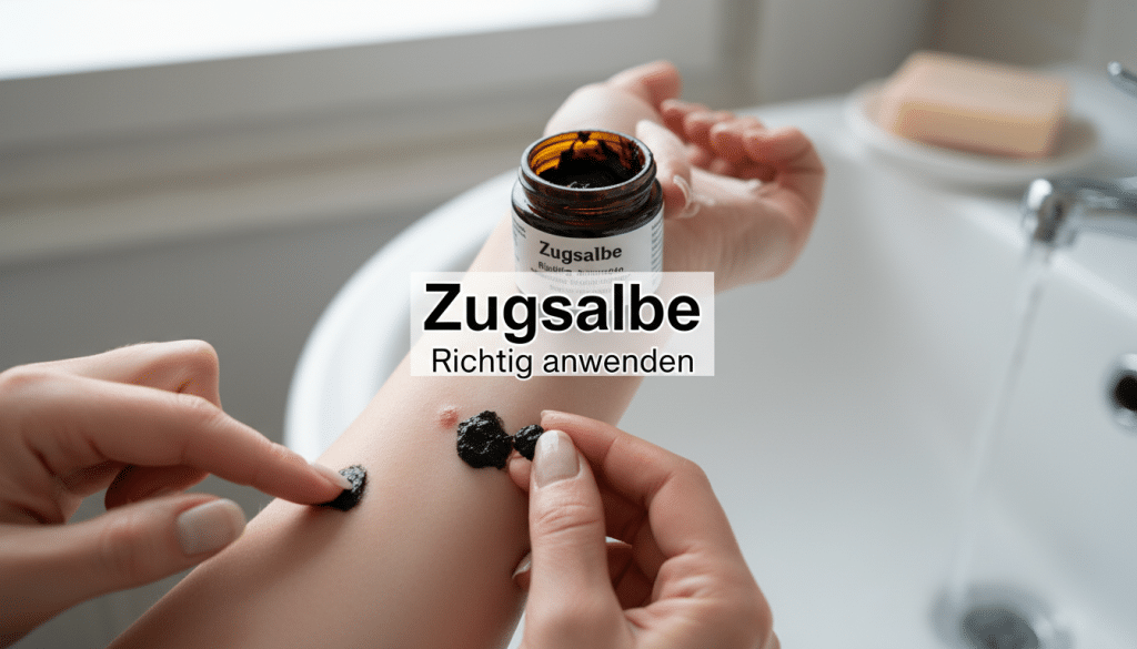 Zugsalbe richtig anwenden Zugsalbe richtig anwenden